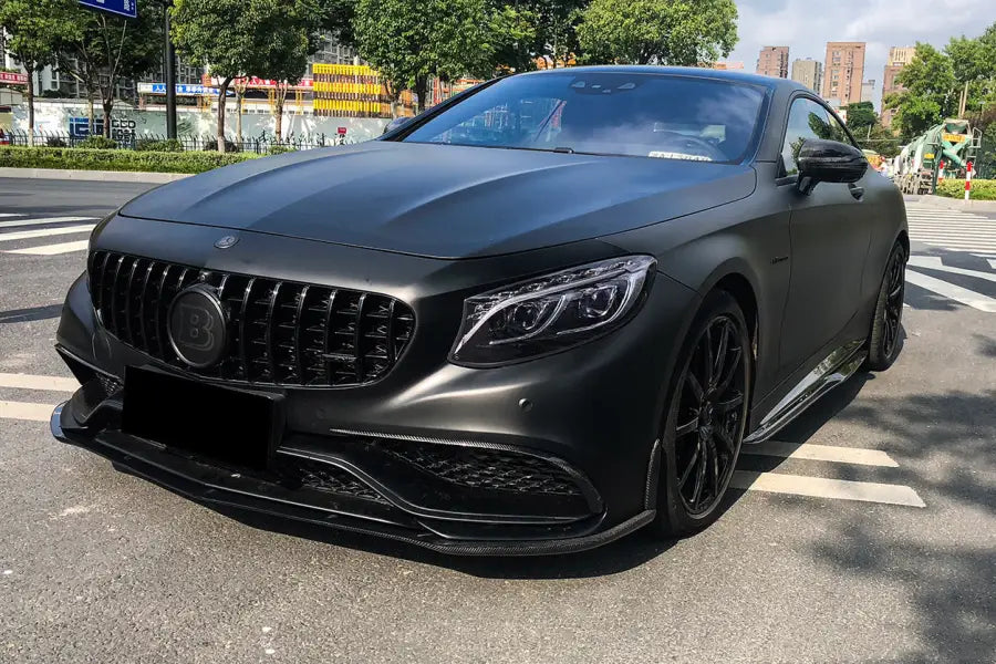 MERCEDES-BENZ C217 S63 & S65 AMG COUPE BKSS STYLE CARBON FIBER SIDE SKIRTS BSD