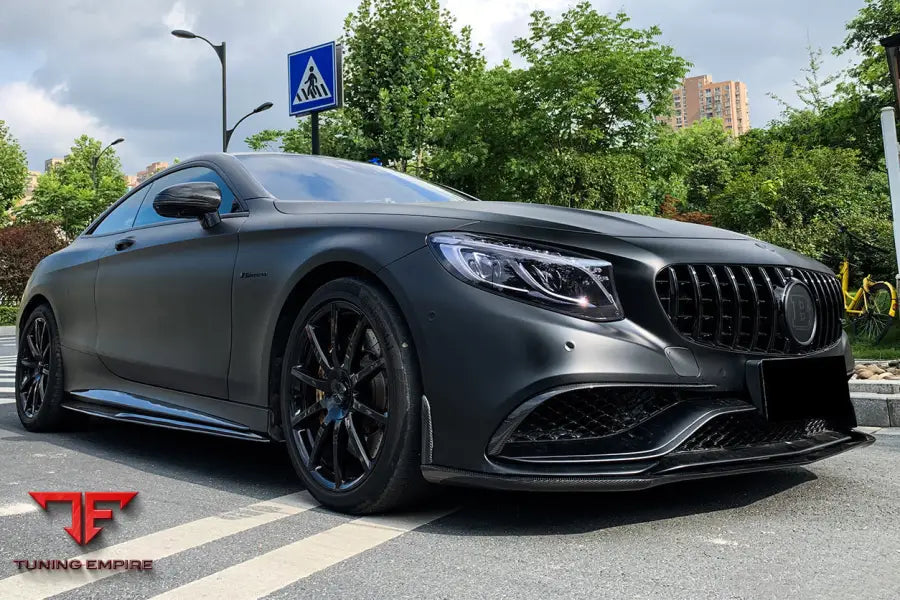 MERCEDES-BENZ C217 S63 & S65 AMG COUPE BKSS STYLE CARBON FIBER SIDE SKIRTS BSD