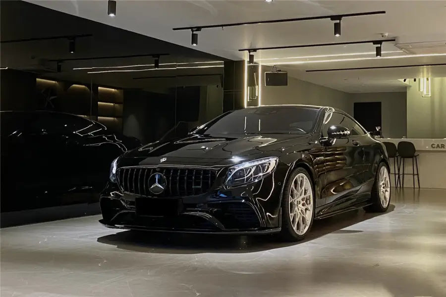 MERCEDES-BENZ C217 S63 & S65 AMG COUPE BKSS STYLE CARBON FIBER SIDE SKIRTS BSD