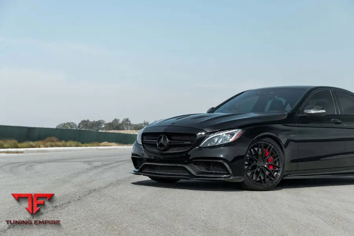 MERCEDES BENZ C63 AMG FORGED WHEELS AND EXHAUST SYSTEM