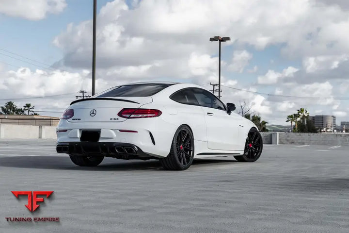 MERCEDES BENZ C63 AMG FORGED WHEELS AND EXHAUST SYSTEM