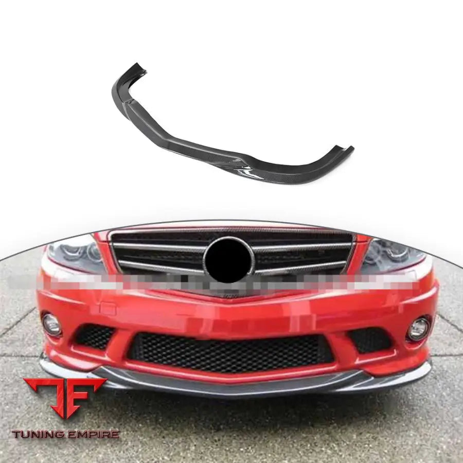 MERCEDES BENZ C CLASS W204 C63 FRONT BUMPER SPLITTER
