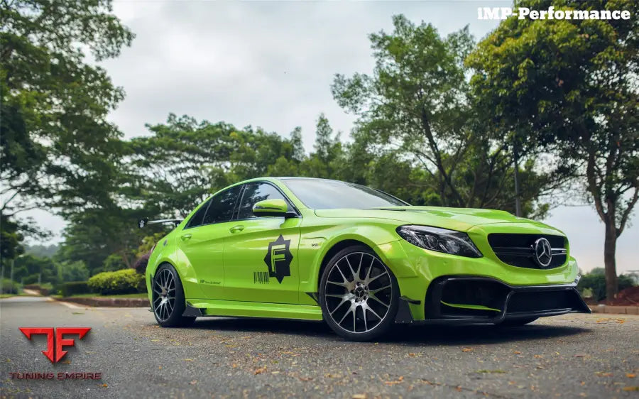MERCEDES-BENZ W205 C63 & S AMG SEDAN IMP PERFORMANCE PARTIAL CARBON FIBER FULL BODY KIT BSD