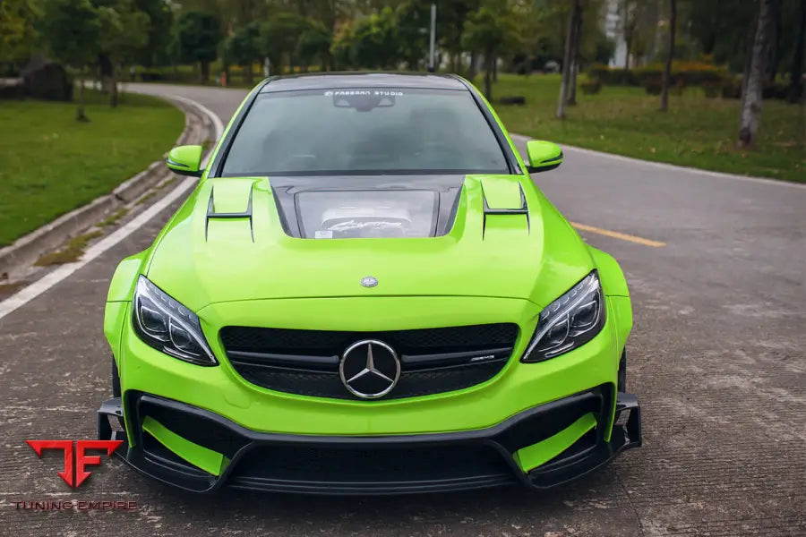 MERCEDES-BENZ W205 C63 & S AMG SEDAN IMP PERFORMANCE PARTIAL CARBON FIBER FULL BODY KIT BSD