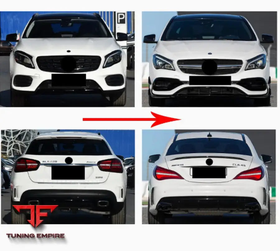 MERCEDES BENZ CLA W117 UPGRADE TO W117 CLA45 AMG BODY KIT