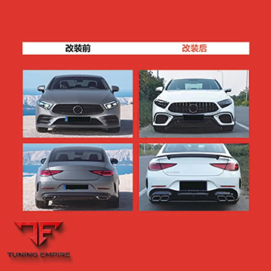 MERCEDES-BENZ CLS-CLASS C257 2019 - 2022 to CLS63 AMG CONVERSION BODY KIT