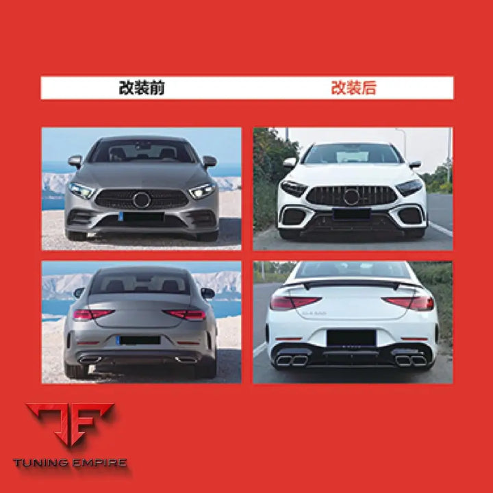 MERCEDES-BENZ CLS-CLASS C257 2019 - 2022 to CLS63 AMG CONVERSION BODY KIT