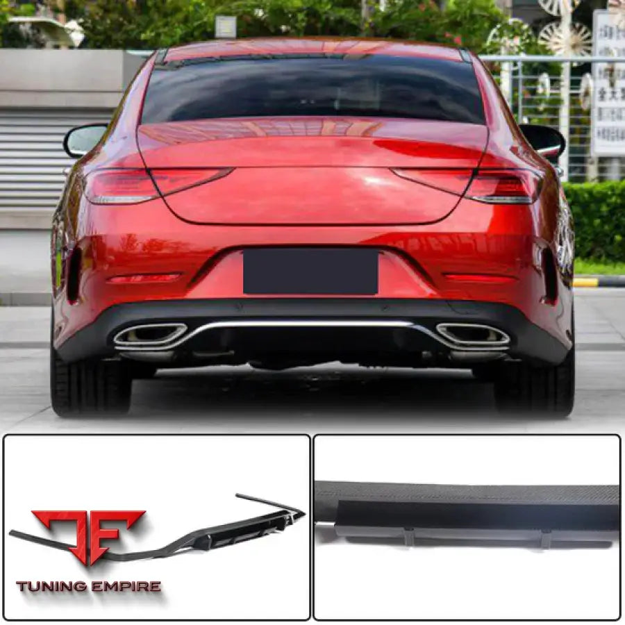 MERCEDES BENZ CLS CLASS C257 CLS300/CLS350/CLS450 SPORT SEDAN CARBON FIBER REAR BUMPER DIFFUSER 2018-2020Y