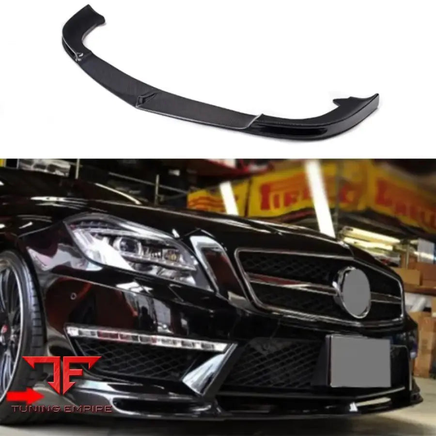 MERCEDES BENZ CLS63 AMG W218 CARBON FIBER FRONT LIP SPOILER