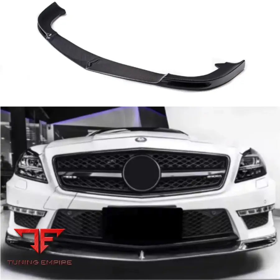 MERCEDES BENZ CLS63 AMG W218 CARBON FIBER FRONT LIP SPOILER