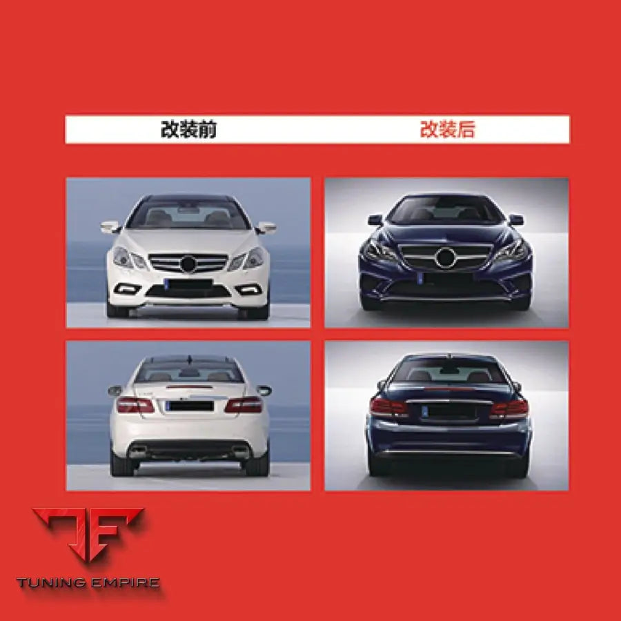 MERCEDES-BENZ E-CLASS COUPE W212 C207 2009 to W212 C207 FACELIFT 2016 CONVERSION BODY KIT