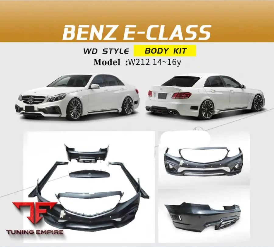 MERCEDES-BENZ E-CLASS W212 2014-2016 WD STYLE BODY KIT