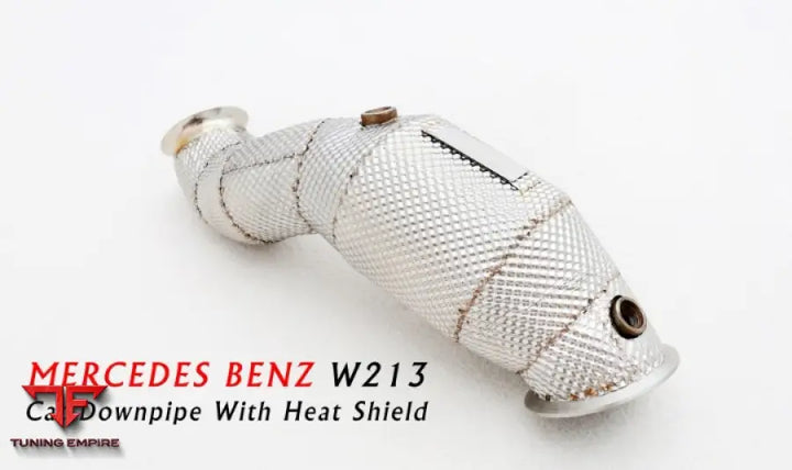 Mercedes Benz E Class W213 All Ss304 Cat Downpipe With Heat Shield Exhaust System