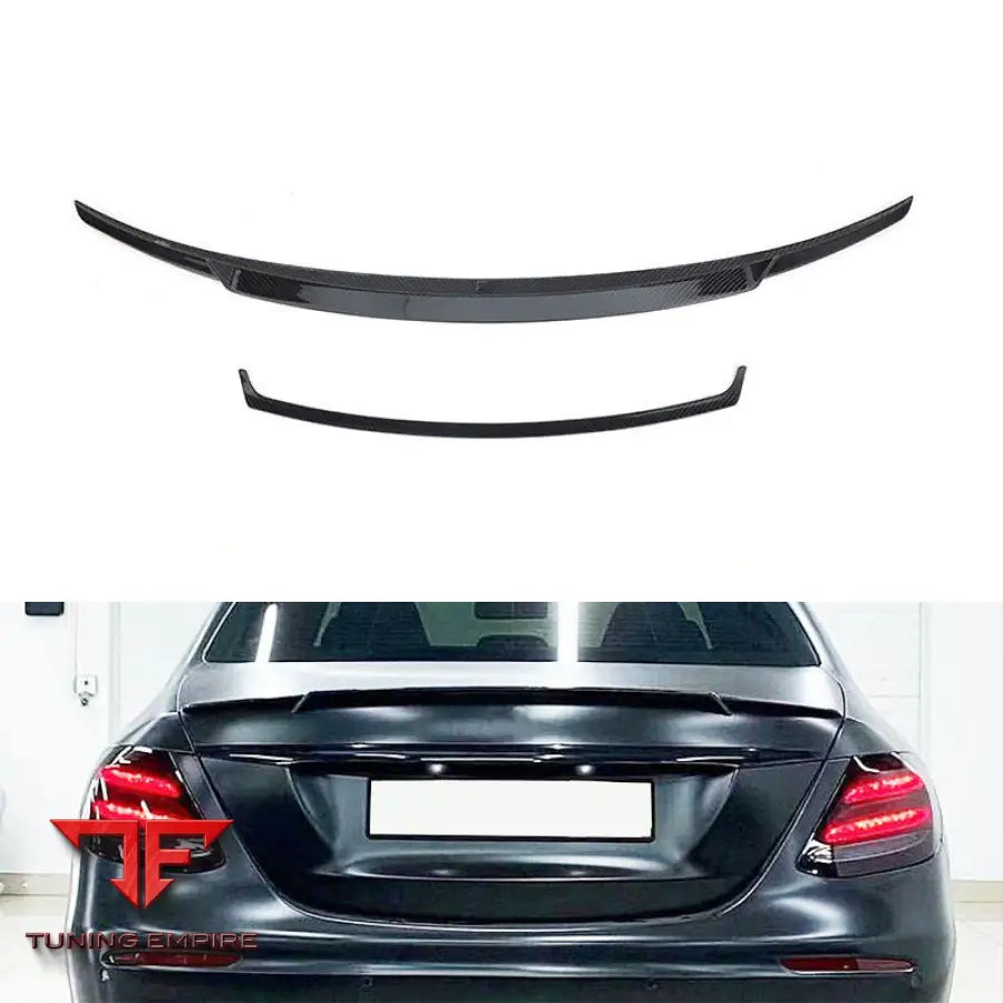 MERCEDES BENZ E CLASS W213 E63 CARBON REAR WING SPOILER 2017 2020Y