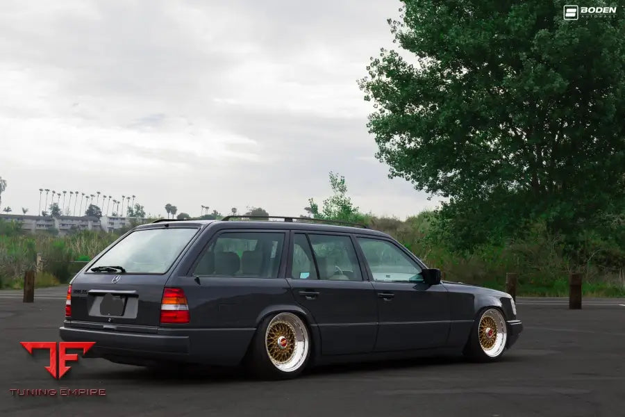 MERCEDES BENZ E500 FORGED WHEELS AND EXHAUST SYSTEM