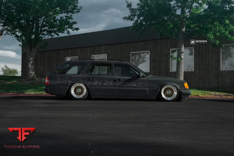 MERCEDES BENZ E500 FORGED WHEELS AND EXHAUST SYSTEM