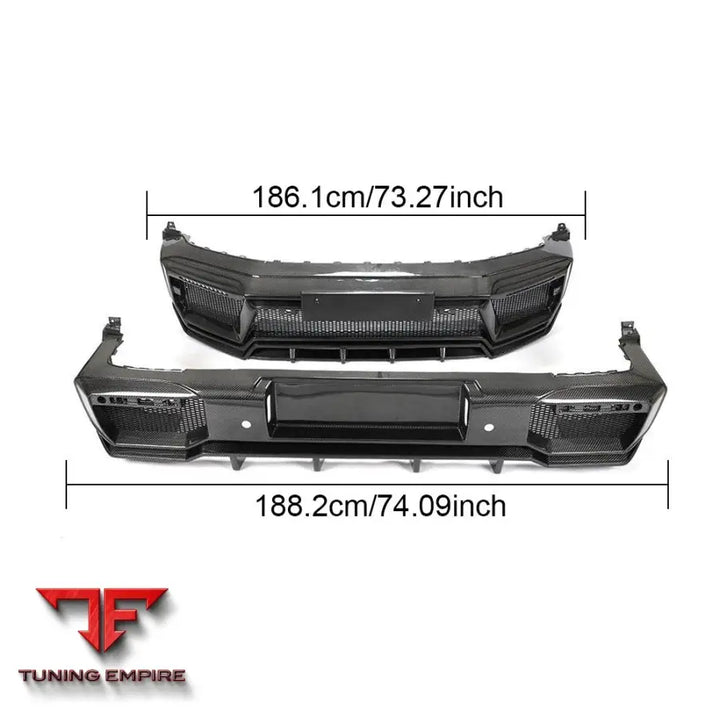 MERCEDES BENZ G class W463A W464 G63 AMG 2018 + FRONT BUMPER REAR BUMPER FENDER FLARES DRY CARBON FIBER BODY KIT