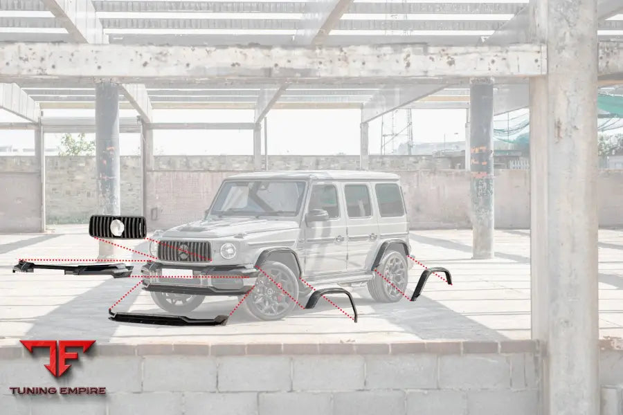 MERCEDES BENZ G-WAGON G63 AMG CARBON FIBER PARTS 2018Y