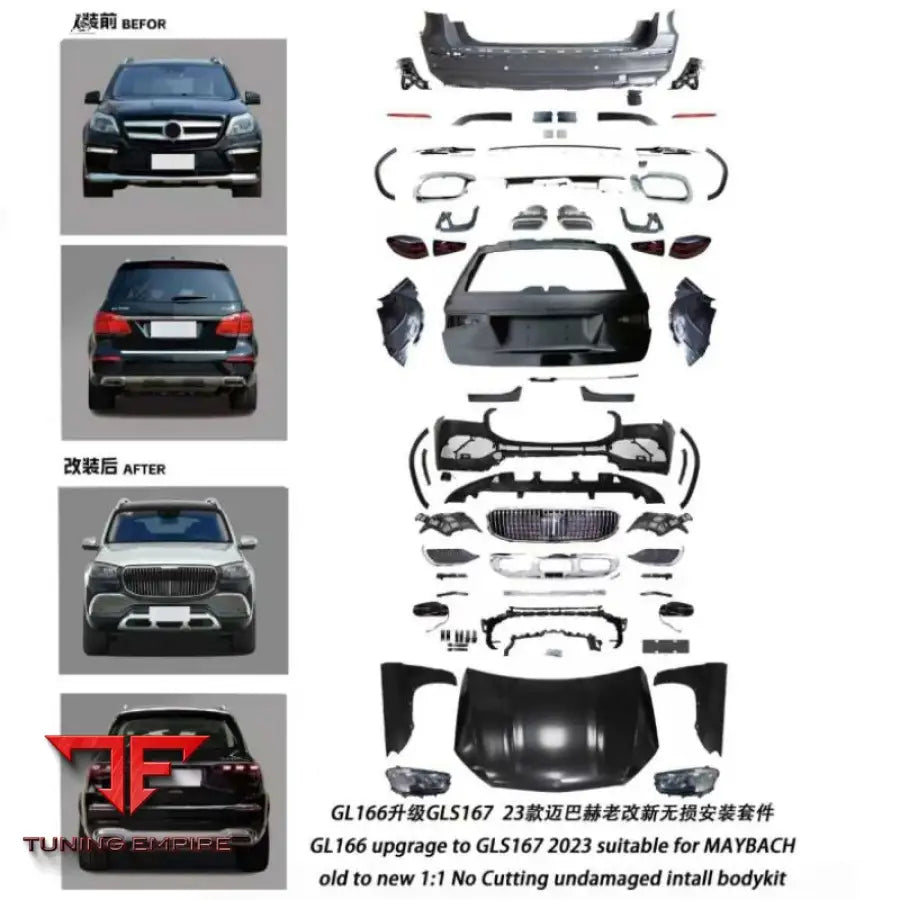 MERCEDES-BENZ X164 X166 UPGRADE TO X167 BODY KIT