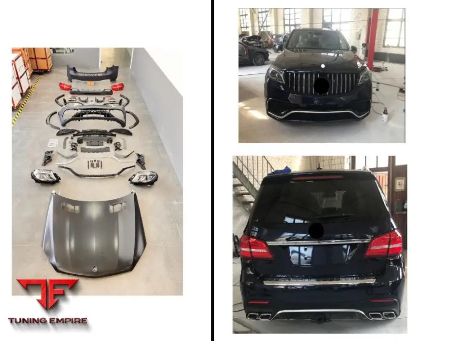 MERCEDES-BENZ GL X166 2013-2016 to GLS63 AMG CONVERSION BODY KIT
