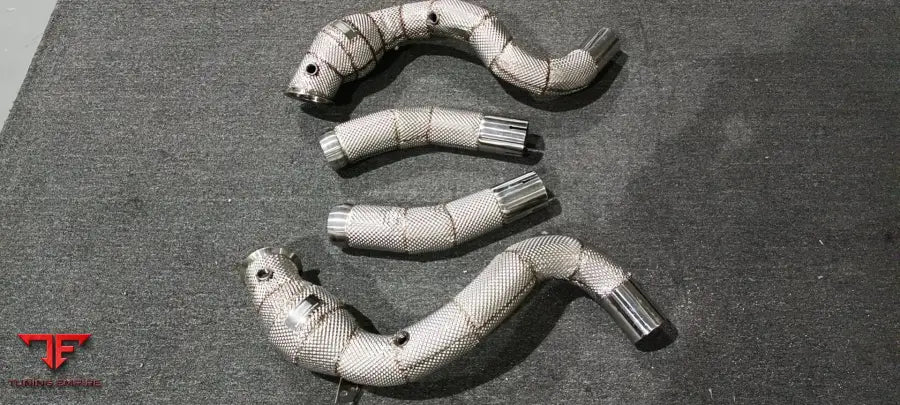 MERCEDES-BENZ GLC63 AMG 4.0T DOWNPIPES CATLESS OR CATTED HEATWRAPPED