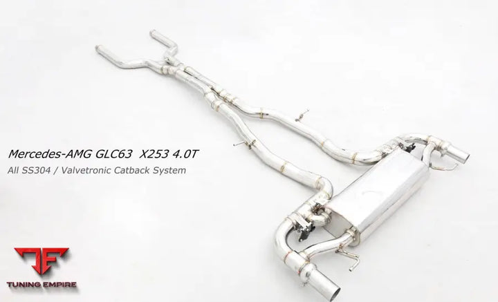 Mercedes Benz Glc63 X253 All Ss304 Valvetronic Exhaust System
