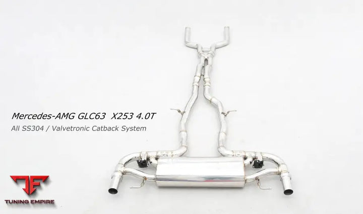 Mercedes Benz Glc63 X253 All Ss304 Valvetronic Exhaust System