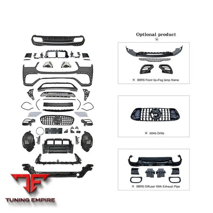 MERCEDES-BENZ GLE UPGRADE TO GLE63 BODY KIT