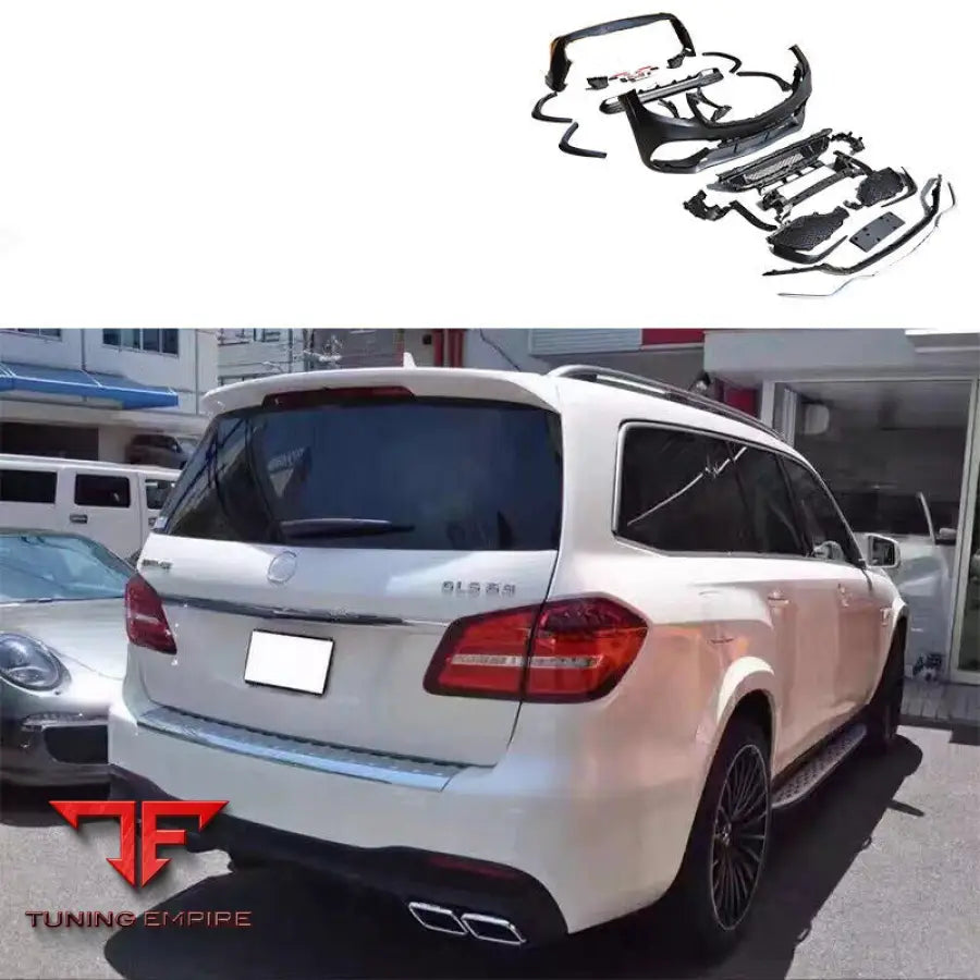MERCEDES-BENZ GLS63 TO GLS350 GLSS400 GLS450 GLS500 X166 UPGRADE EXHAUST PIPES