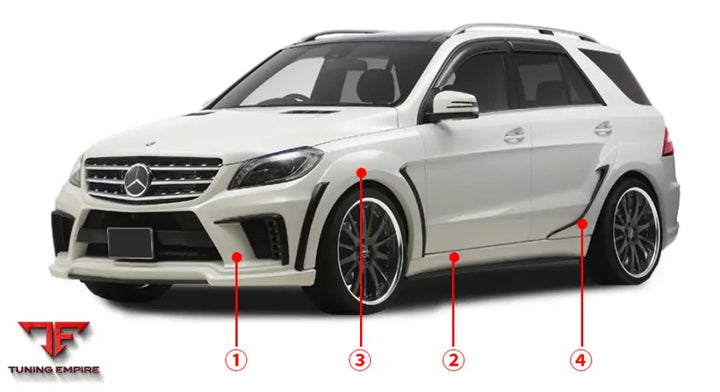 MERCEDES BENZ ML CLASS BODY KIT 2015-2018Y