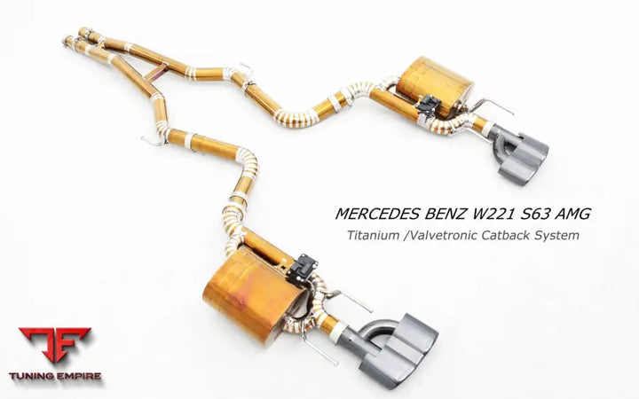 Mercedes Benz S Class Amg W221 S63 Titanium Valvetronic Exhaust System