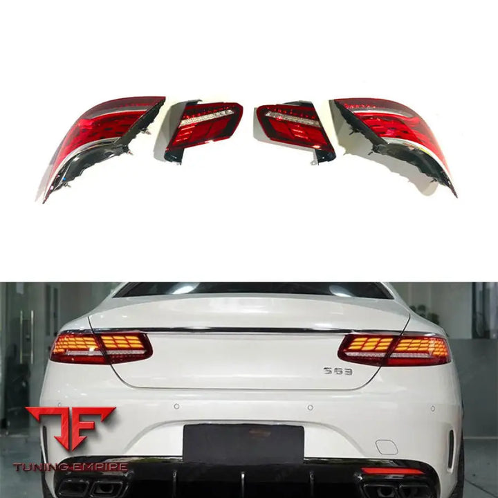 MERCEDES BENZ S CLASS W217 COUPE REAR TAILLIGHTS LAMP 2014Y