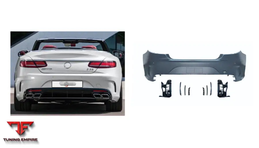 MERCEDES BENZ S-CLASS W217 UPGRADE TO S65 REAR BUMPER