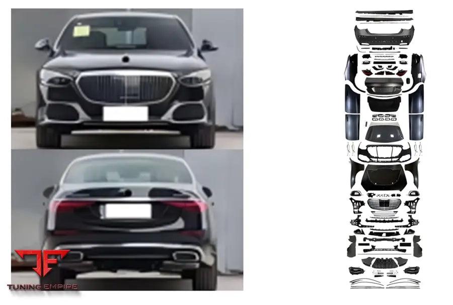 MERCEDES BENZ S-CLASS W221 (2006-2013) TO W223 S680 (2025) MBH STYLE BODY KIT