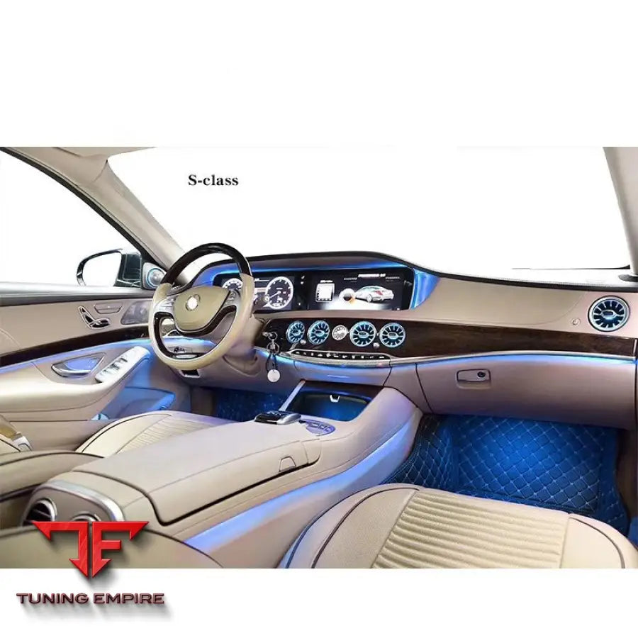 MERCEDES BENZ S CLASS W222 AMBIENT AC AIR VENT LIGHTS 2014 2020Y