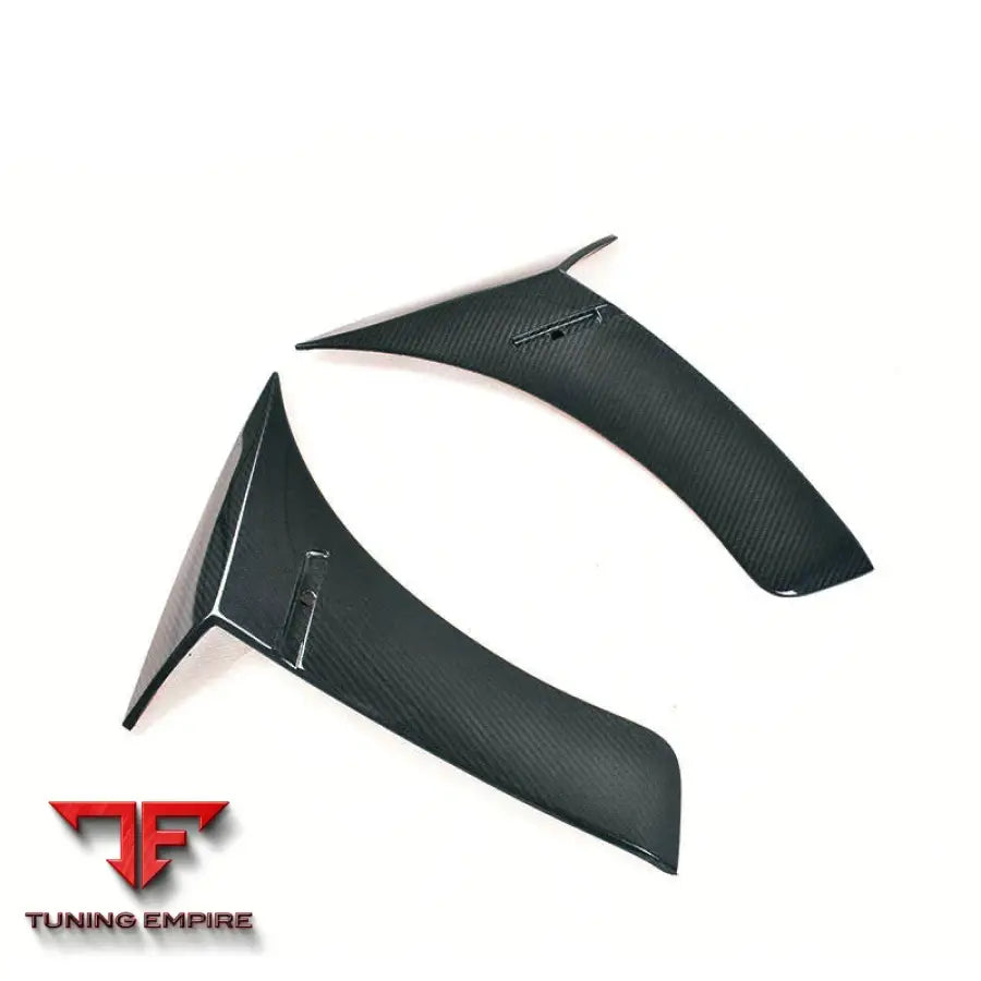 MERCEDES BENZ S CLASS W222 CARBON FRONT FENDER AIR VENT TRIMS 2014 2020Y