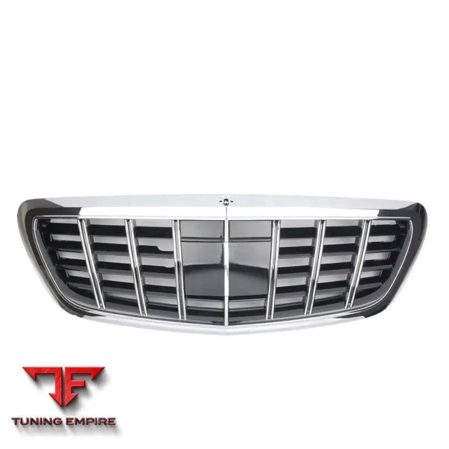 MERCEDES BENZ S CLASS W222 GLOSS BLACK FRONT GRILLE 2014 2020Y