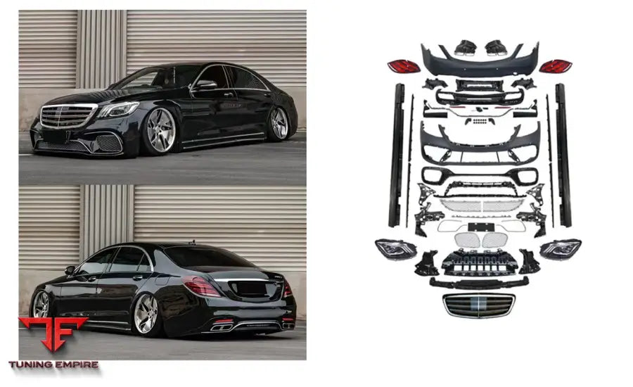 MERCEDES BENZ S-CLASS W222 OLD TO NEW S65 AMG STYLE BODY KIT