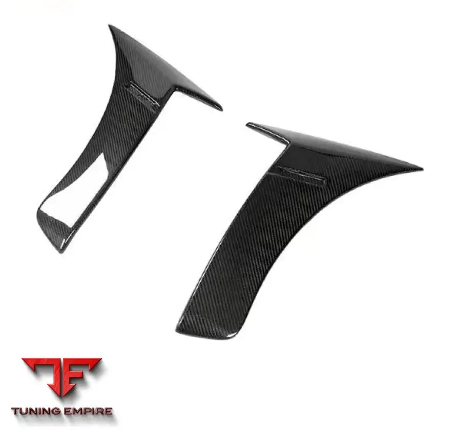 MERCEDES BENZ S CLASS W222 S63/S65 CARBON FIBER SIDE FENDER FIN TRIMS SPLITTER
