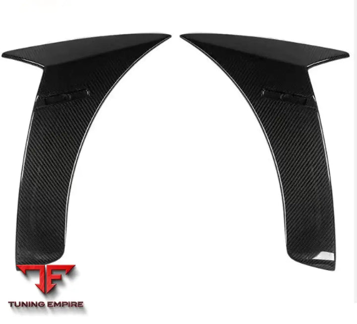 MERCEDES BENZ S CLASS W222 S63/S65 CARBON FIBER SIDE FENDER FIN TRIMS SPLITTER