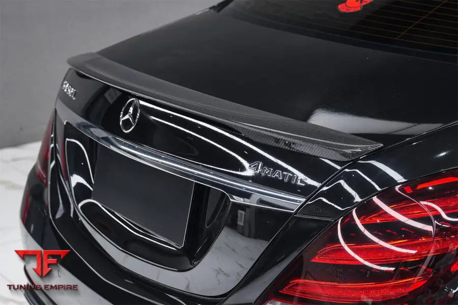 MERCEDES BENZ S CLASS W222 SEDAN S63 S65 AMG RT STYLE CARBON FIBER TRUNK SPOILER BSD