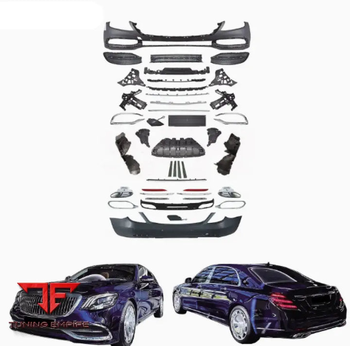 MERCEDES BENZ S CLASS W222 UPGRADE W222 MAYBACH BODY KIT