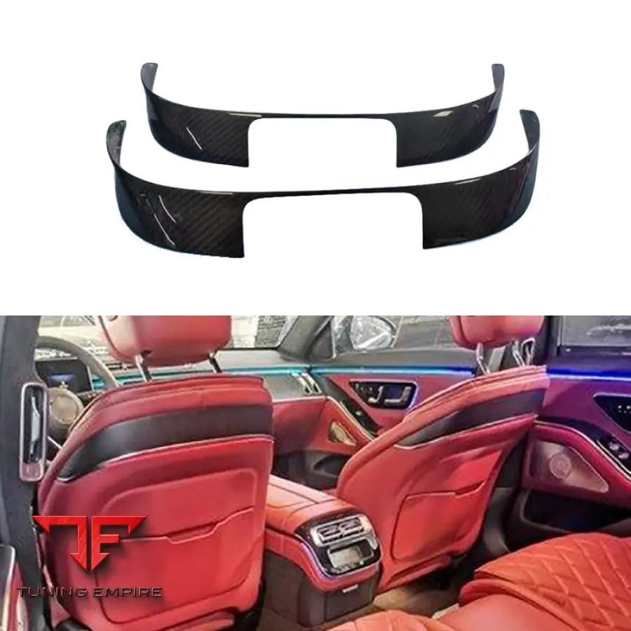 MERCEDES BENZ S CLASS W223 CARBON INTERIOR TRIM SEAT BACK COVER