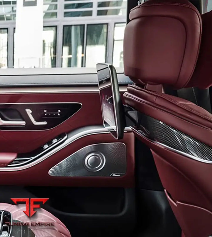 MERCEDES BENZ S CLASS W223 CARBON INTERIOR TRIM SEAT BACK COVER