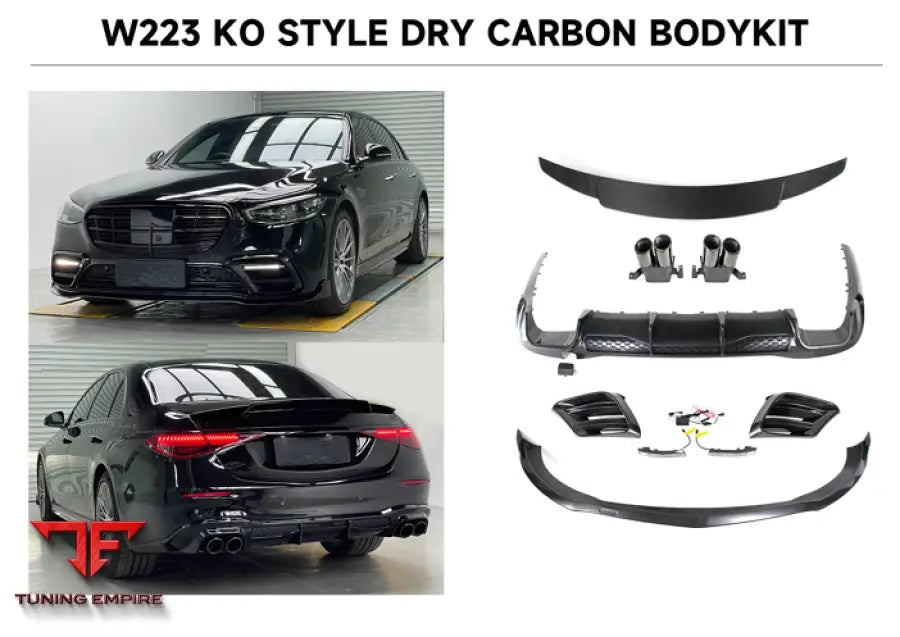 MERCEDES BENZ S-CLASS W223 DRY CARBON BODY KIT