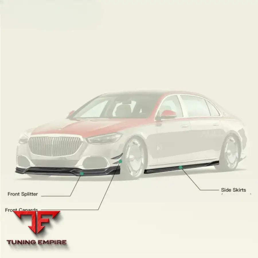 MERCEDES BENZ S-CLASS (W223) MAYBACHDRY CARBON FIBER BODY KIT PARTS