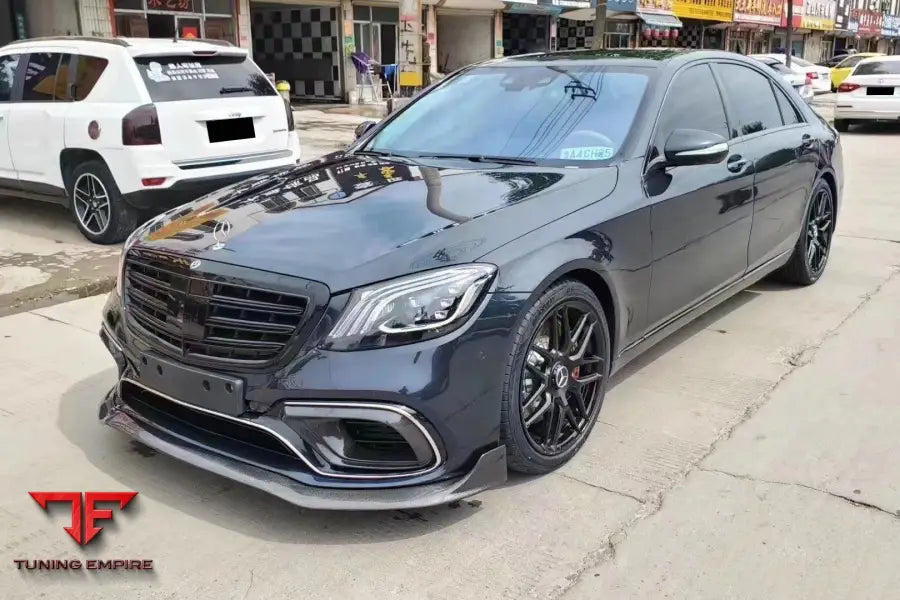 MERCEDES-BENZ S63 W222 SEDAN BRS STYLE FRONT LIP BSD