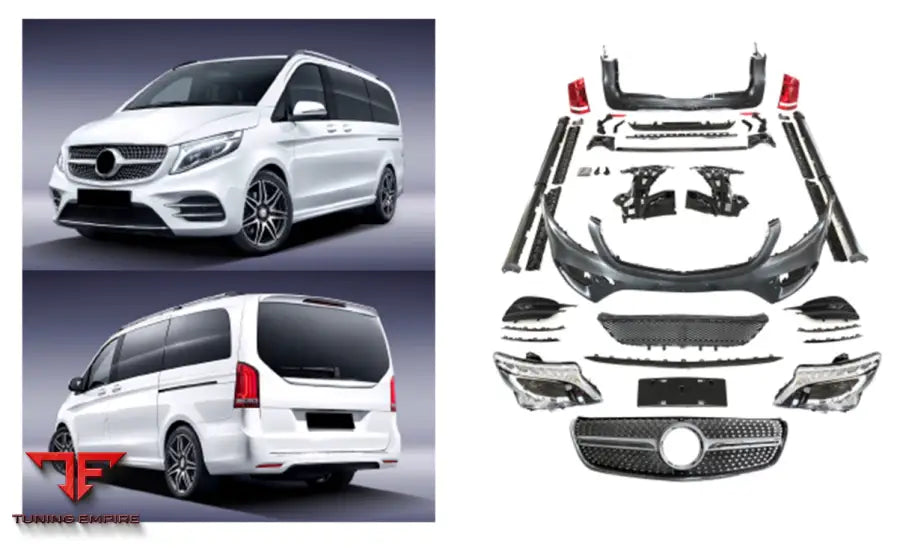 MERCEDES BENZ V CLASS AMG STYLE W447 2016 2023 TO 2024 OLD TO NEW BODY KIT