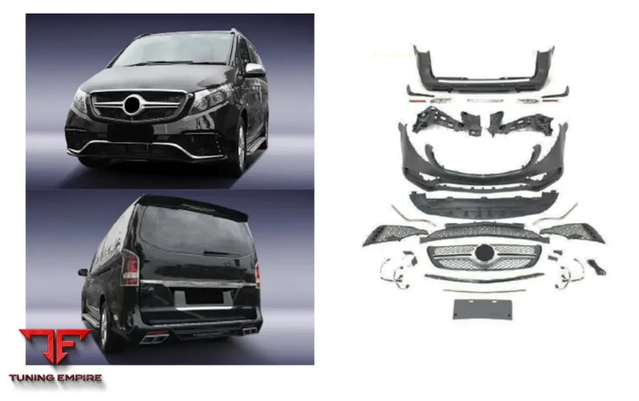 MERCEDES BENZ V CLASS EUROCAR STYLE W447 2016 2023 TO 2024 OLD TO NEW BODY KIT