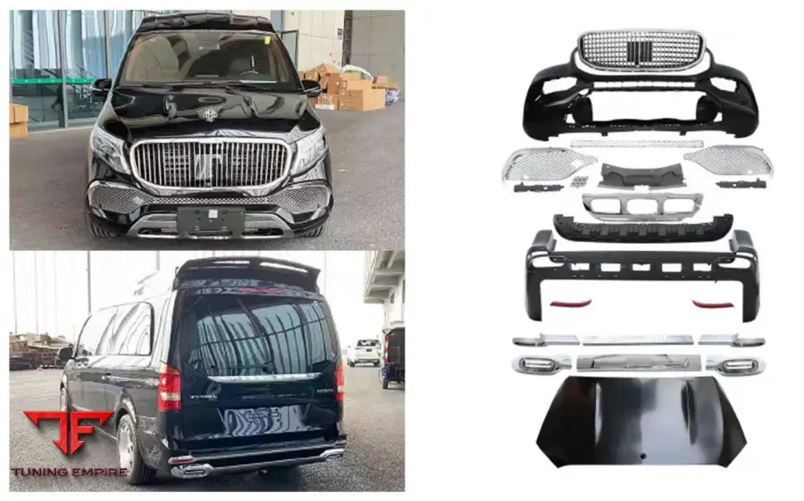 MERCEDES BENZ V CLASS GLS MBH STYLE W447 2016 2023 TO 2024 OLD TO NEW BODY KIT